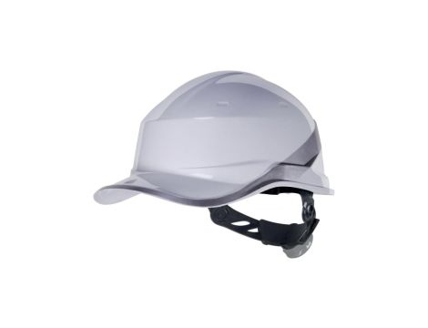 Hełm budowlany biały z ABS, rozmiar regulowany DIAM5BCFL