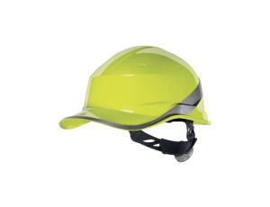 Hełm budowlany żółty z ABS, rozmiar regulowany DIAM5JAFL