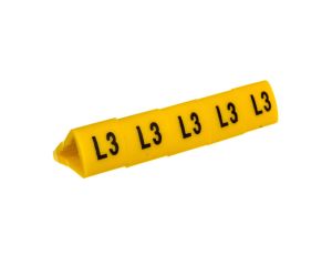 Oznacznik przewodów OZ-3/L3 żółty E04ZP-01020504900 /100szt./