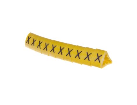 Oznacznik przewodów OZ-2/X żółty E04ZP-01020403600 /100szt./
