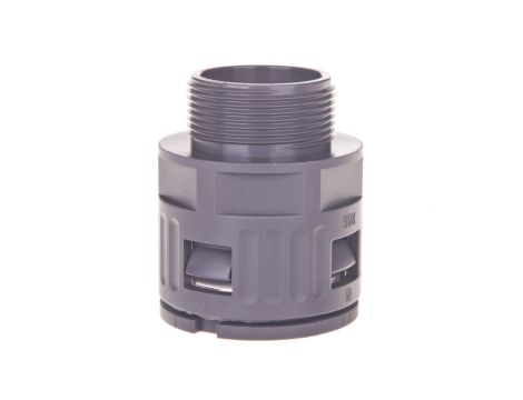 Dławnica do węża osłonowego M32 IP68 SILVYN KLICK-GM 32x1,5 szara 55501070