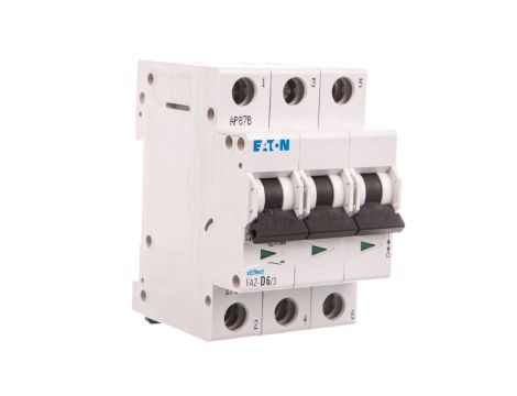 Wyłącznik nadprądowy 3P D 6A 15kA AC FAZ D6/3 278890