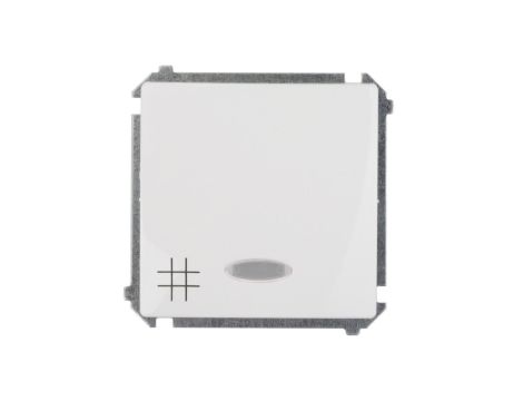 Simon Basic Łącznik krzyżowy z podświetleniem, szybkozłącza, biały BMW7L.01/11