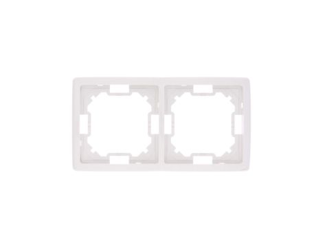 Simon Basic Standard Ramka podwójna uniwersalna biała BMR2/11