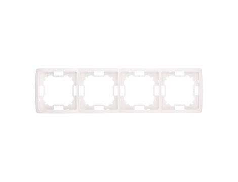 Simon Basic Standard Ramka poczwórna uniwersalna biała BMR4/11