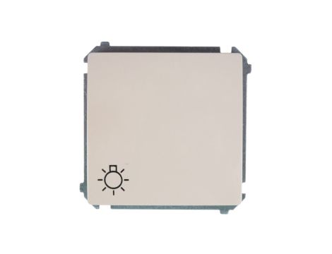 Simon Basic Przycisk /światło/, szybkozłącza, beżowy BMS1.01/12