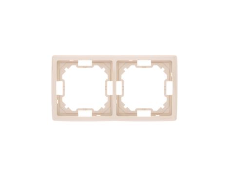 Simon Basic Standard Ramka podwójna uniwersalna beżowa BMR2/12