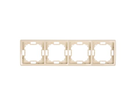 Simon Basic Standard Ramka poczwórna uniwersalna beżowa BMR4/12