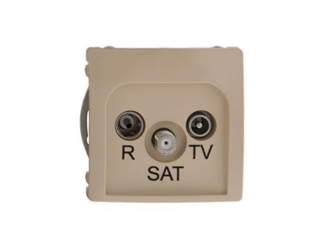 Simon Basic Gniazdo antenowe RD/TV/SAT końcowe beżowe BMZAR-SAT1.3/1.01/12