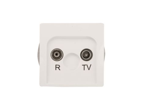 Simon Basic Gniazdo antenowe RD/TV końcowe separowane białe BMZAR1/1.01/11