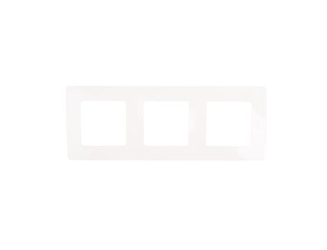 NILOE Ramka potrójna biała 665003