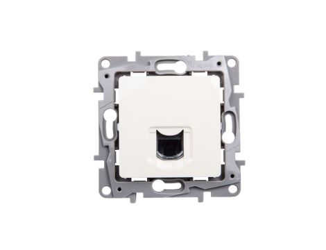 NILOE Gniazdo komputerowe pojedyncze RJ45 kat.6 UTP kremowe 664873