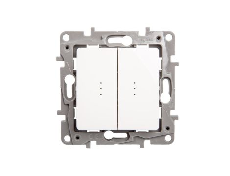 NILOE Łącznik wielofunkcyjny 10AX z podświetleniem biały + 2 LED IP20 664714