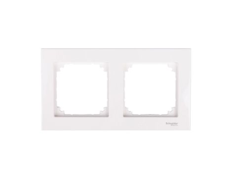 Merten M-Plan Ramka podwójna biel polarna MTN515219