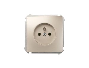 Simon Basic Gniazdo pojedyncze z/u 16A IP20 satynowe BMGZ1.01/29