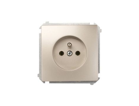 Simon Basic Gniazdo pojedyncze z/u 16A IP20 satynowe BMGZ1.01/29