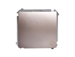 Simon Basic Przycisk /dzwonek/, szybkozłącza, satynowy BMD1.01/29