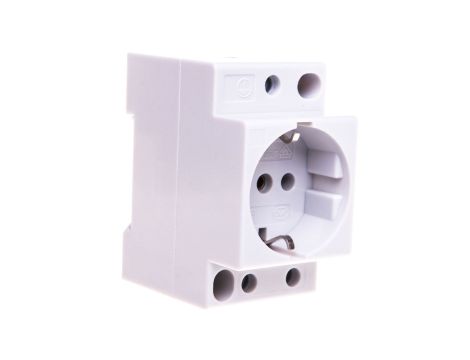 Gniazdo modułowe 2P+Z 16A 250V Schuko na szynę Z-SD230 266875