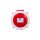 Gniazdo tablicowe 16A 5P 400V /75x75/ czerwone IP67 POWER TWIST 3152-6