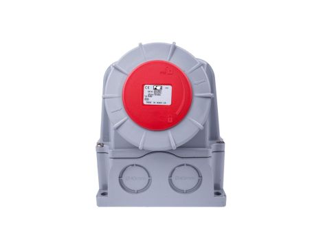 Gniazdo stałe z wyłącznikiem 0-1 duże 63A 5P 400V IP67 /blokada mechaniczna/ 75352-6