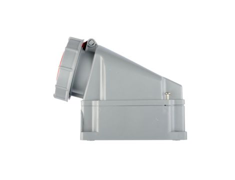 Gniazdo stałe 63A 5P 400V czerwone IP67 /bez dławnicy/ POWER TWIST 135-6