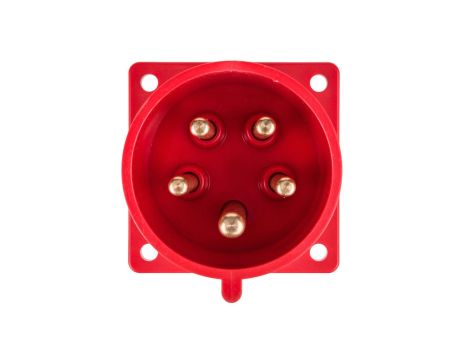 Wtyczka tablicowa 32A 5P 400V czerwona IP44 625-6