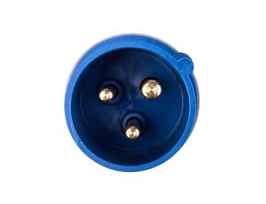 Wtyczka przenośna 16A 3P 230V niebieska IP44 TURBO SHARK 013-6TT