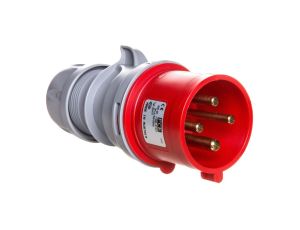 Wtyczka przenośna 32A 4P 400V czerwona IP44 TURBO SHARK 024-6TT
