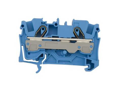 Złączka szynowa 2-przewodowa 6mm2 niebieska TOPJOBS 2006-1204