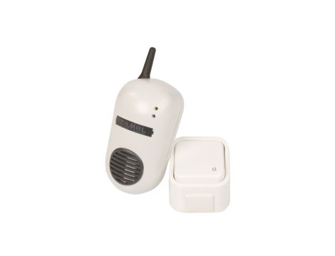Dzwonek bezprzewodowy BULIK 230V zestaw hermetyczny zasięg 150m DRS-982H SUN10000006