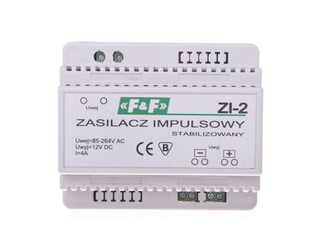 Zasilacz impulsowy 230VAC/12VDC 50W 4A ZI-2