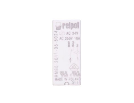 Przekaźnik miniaturowy 1P 16A 24V AC PCB AgNi RM85-2011-35-5024 604651