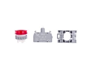 Lampka sygnalizacyjna 22mm czerwona 24-230V AC/DC SP22-LC-LED-UNIAC/DC