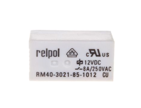 Przekaźnik miniaturowy 1Z 12V DC PCB AgSnO2 RM40-3021-85-1012 2611687