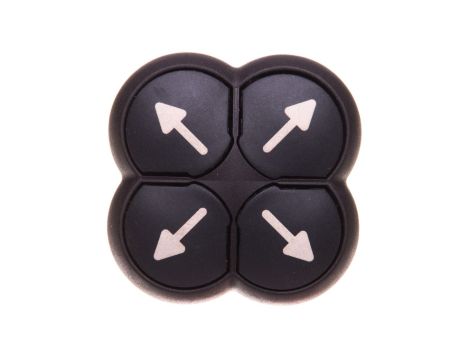 Napęd przycisku 4-ro pozycyjny czarny z samopowrotem M22S-D4-S-X7 286337