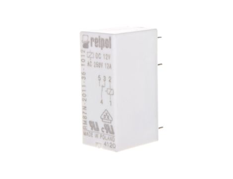 Przekaźnik miniaturowy 1P 12V DC PCB AgNi RM87N-2011-35-1012 600180