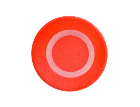 Wkładka do przycisku 22mm płaska czerwona z symbolem STOP 0 M22-XD-R-X0 218153