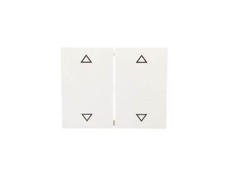 K.1 Klawisz świecznikowy 2-biegowy z nadrukiem symbolu /strzałki/ śnieżnobiały 14357209