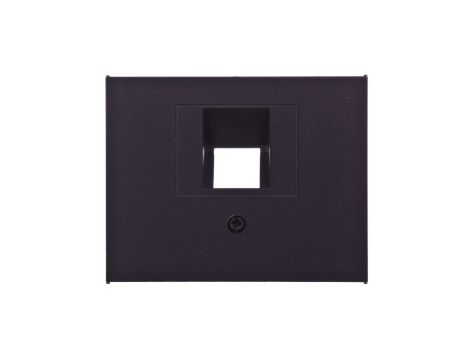 K.1 Element centralny do gniazda UAE RJ11 RJ12 RJ45 kat.3, 5e, 6 45st antracyt mat lakierowany 14077006