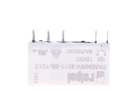 Przekaźnik miniaturowy 1P 6A 12V DC wersja pionowa PCB AgSnO2 RM699BV-3011-85-1012 2613696