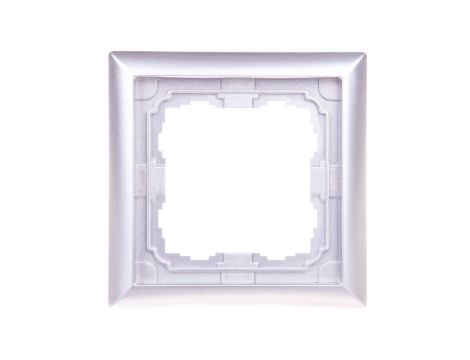 KOS66 Ramka pojedyncza aluminium 664081