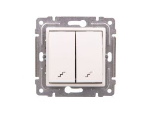 VENA Łącznik schodowy podwójny biały 510419