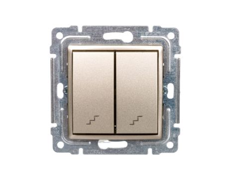 VENA Łącznik schodowy podwójny satyna 515019