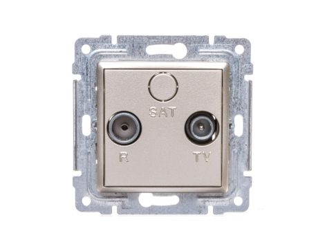 VENA Gniazdo antenowe RTV końcowe satyna 515073