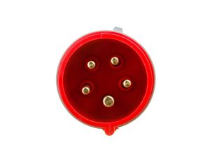 Wtyczka przenośna 16A 5P 400V czerwona IP44 TURBO SHARK 015-6TT