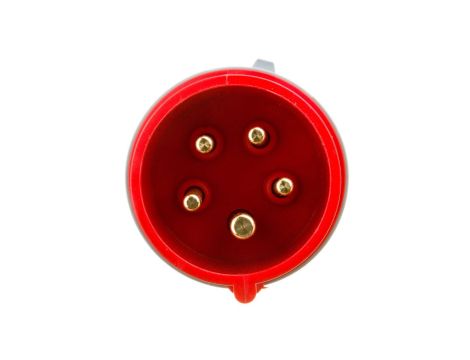 Wtyczka przenośna 16A 5P 400V czerwona IP44 TURBO SHARK 015-6TT