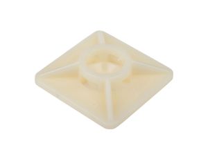 Podstawa przylepna 27x27mm biała BMB0902E /100szt./