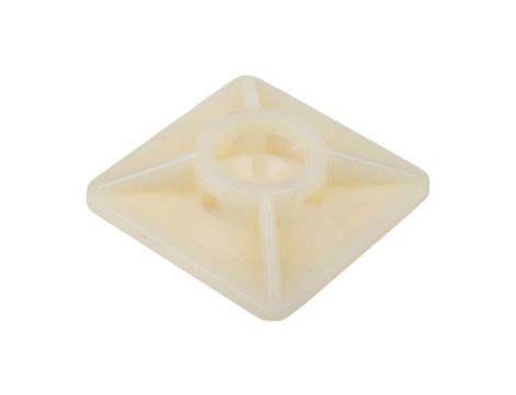 Podstawa przylepna 27x27mm biała BMB0902E /100szt./