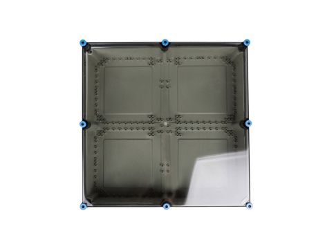 Obudowa pusta Mi, IP 65, wlk.8 - 600x600x170, pokrywa przezroczysta Mi 0800 2000006