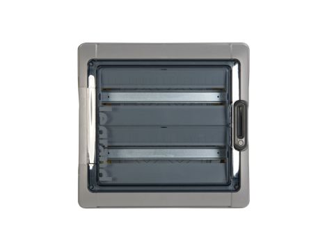 Rozdzielnica modułowa RN65 2x18 natynkowa IK09 IP65 drzwi transparentne 601946